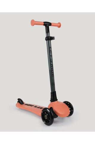 LC Let's Ride Two Işıklı Katlanabilir 3 Tekerlekli Scooter Somon