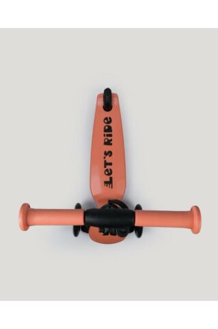LC Let's Ride Two Işıklı Katlanabilir 3 Tekerlekli Scooter Somon