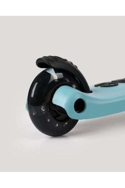 Let's Ride Two Işıklı Katlanabilir 3 Tekerlekli Scooter Turkuaz