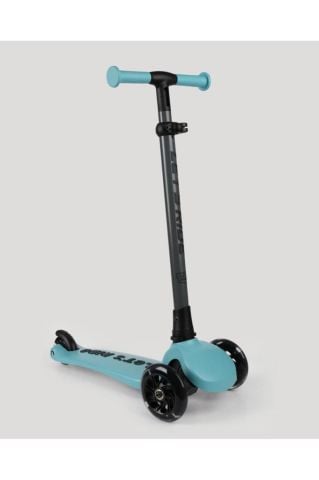 LC Let's Ride Two Işıklı Katlanabilir 3 Tekerlekli Scooter Turkuaz
