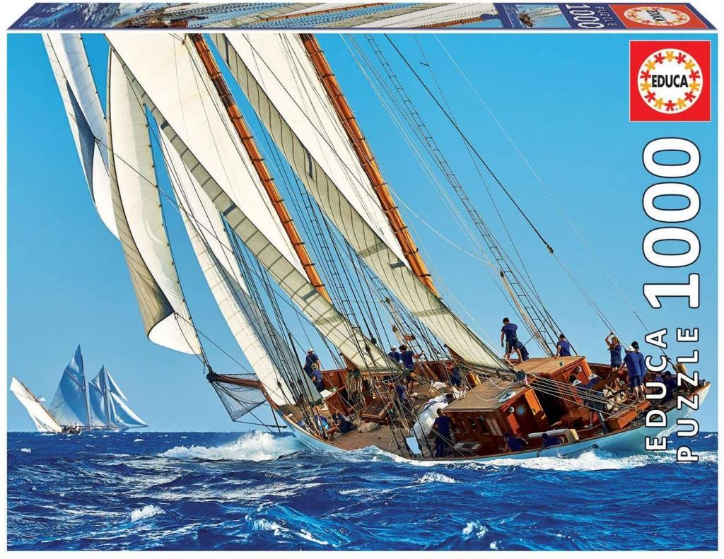 1000 parça yelkenli puzzle