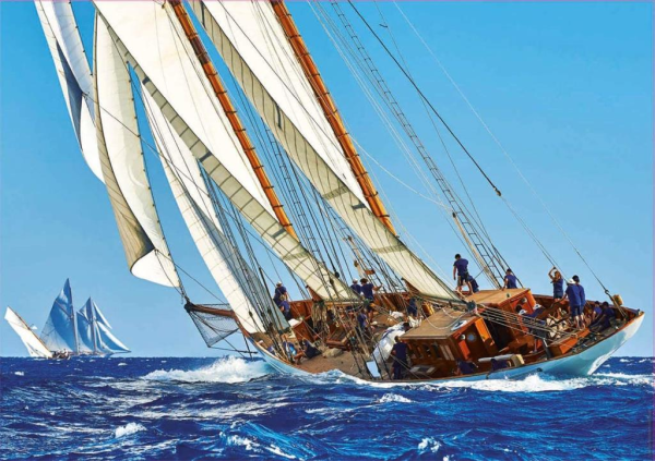 1000 parça yelkenli puzzle