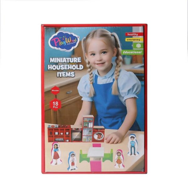 Ahşap Minyatür Ev Eşyaları