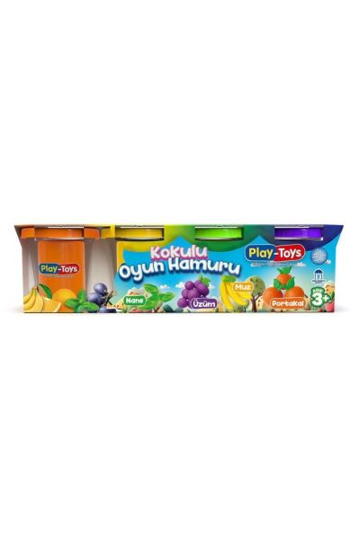 Play Toys Kokulu Oyun Hamuru 4 Renk