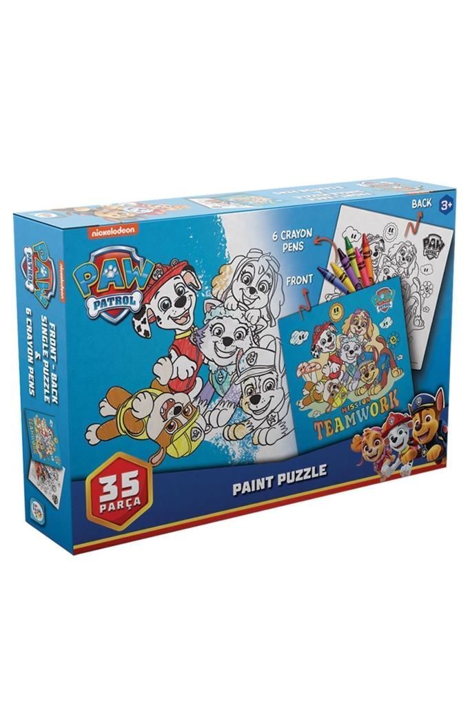 Paw Patrol Boyamalı Puzzle
