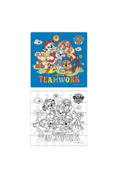 Paw Patrol Boyamalı Puzzle
