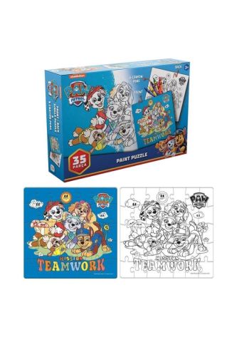 Paw Patrol Boyamalı Puzzle