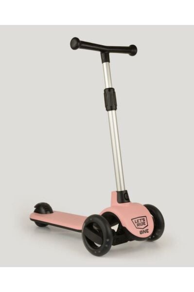 Lc Let's Ride Scooter-pembe Renk, Işıklı Teker