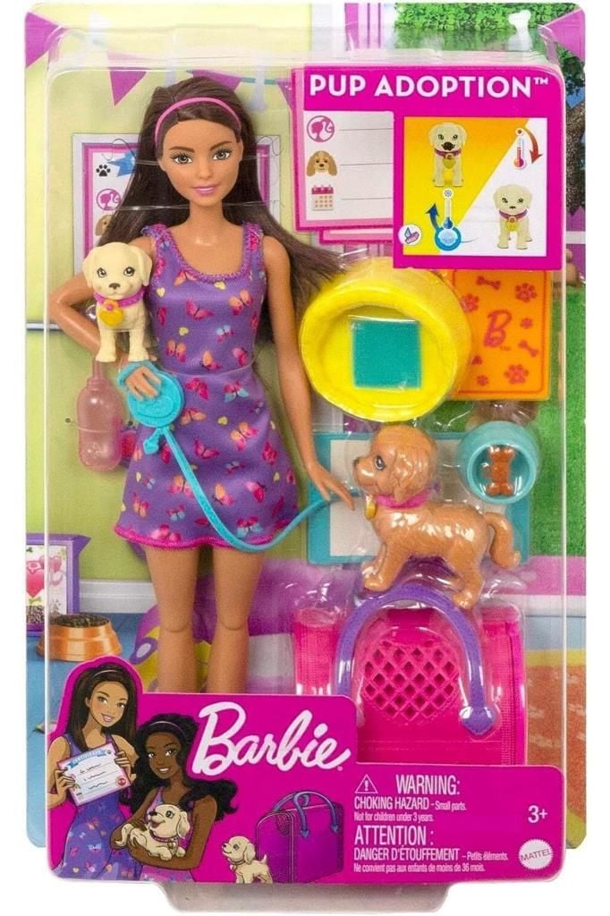 Barbie ve Köpekçikleri Oyun Seti HKD86