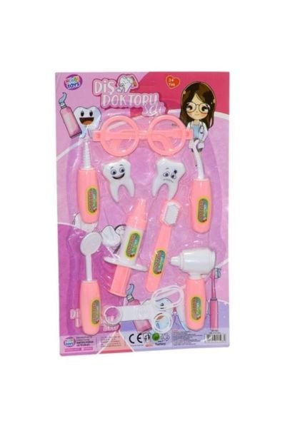 Kartela Kız Diş Doktor Seti