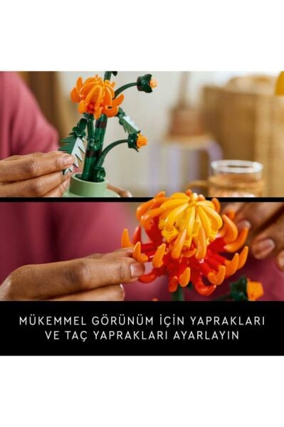 LEGO ® Icons Krizantem Dekoratif Çiçek Yapım Seti 10368