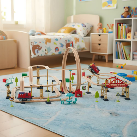 161 Parça Çantalı Tren Seti