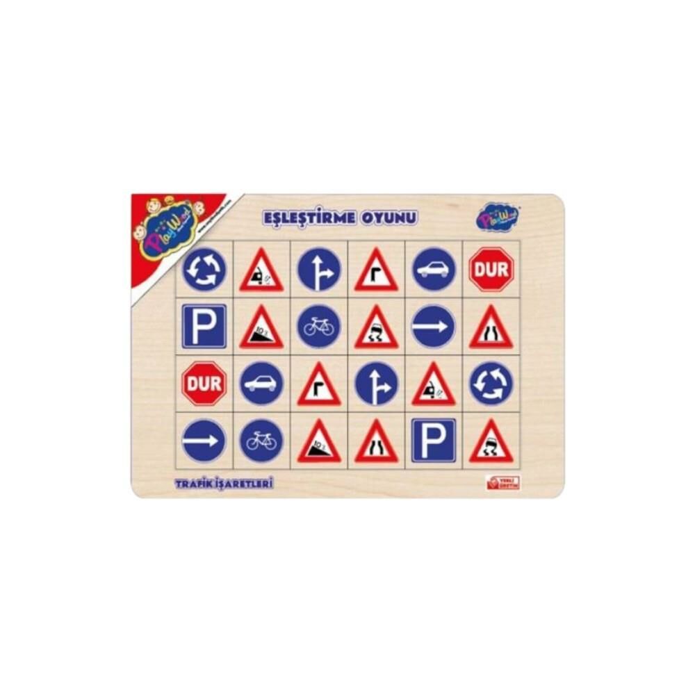 Ahşap Eğitici Eşleştirme Oyunu