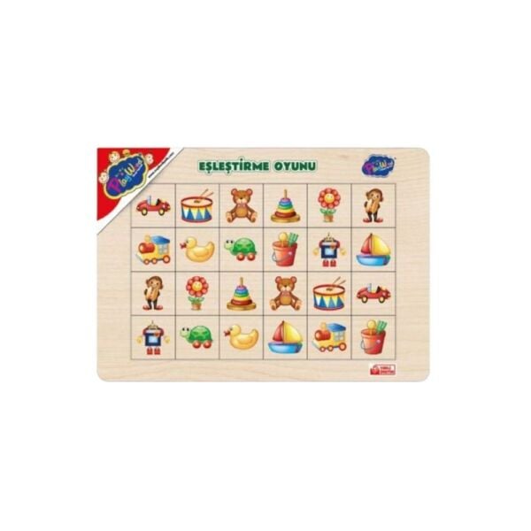 Ahşap Eğitici Eşleştirme Oyunu