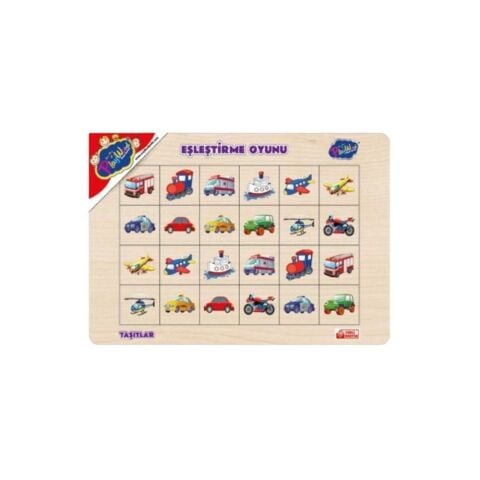 Ahşap Eğitici Eşleştirme Oyunu