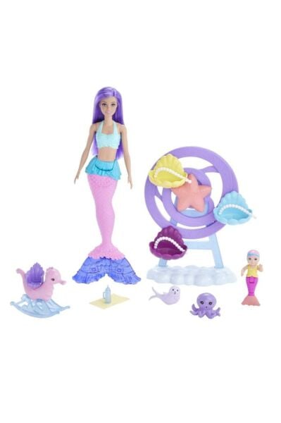 Barbie Dreamtopia Deniz Kızı Bebek ve Çocuk Oyun Alanı