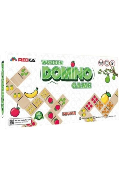 Redka Ahşap Domino - Meyveler