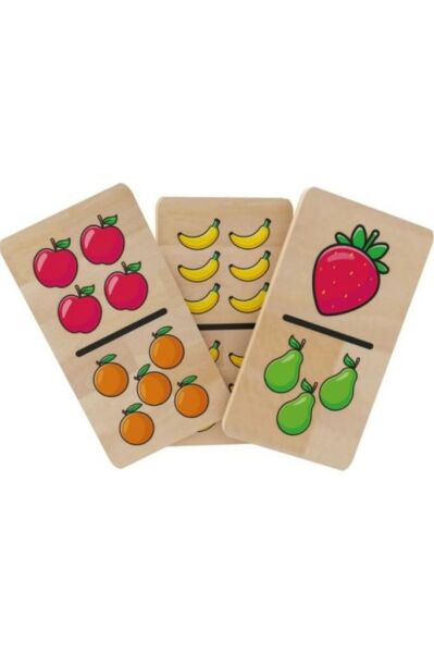 Redka Ahşap Domino - Meyveler