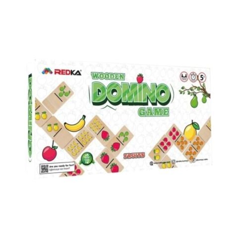 Redka Ahşap Domino - Meyveler