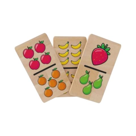 Redka Ahşap Domino - Meyveler