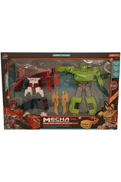 2 Li Büyük Dönüşebilen Transformer Robotlar