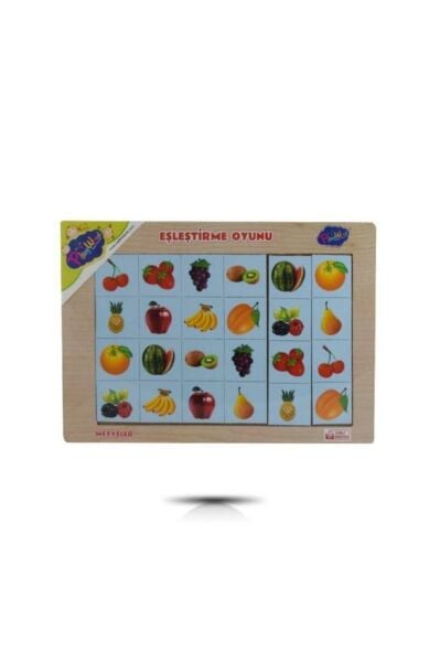 Ahşap Eğitici 4 Çeşit Eşleştirme