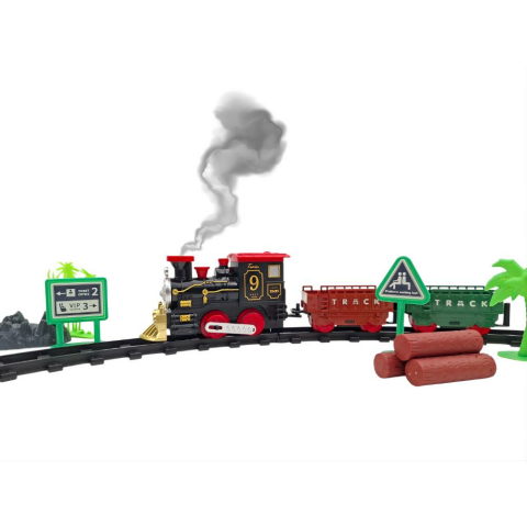 Duman Atan Pilli Işıklı Tren Seti