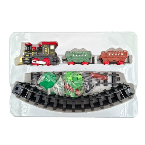 Duman Atan Pilli Işıklı Tren Seti