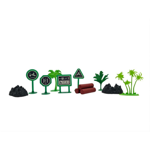 Duman Atan Pilli Işıklı Tren Seti