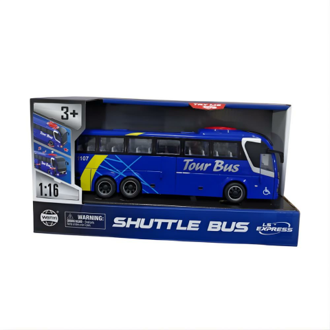 Işıklı Sesli Sürtmeli Otobüs