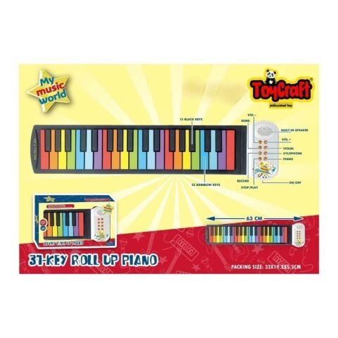 Toycraft 27 Tuşlu Katlanabilir Silikon Org