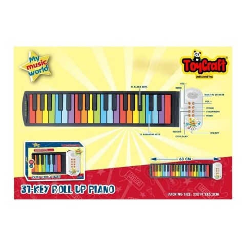 Toycraft 27 Tuşlu Katlanabilir Silikon Org