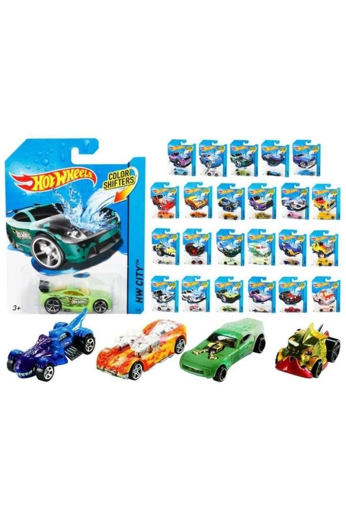 Hot Wheels Süper Renkli 1:64 Renk Değiştiren Araçlar Tekli Paket