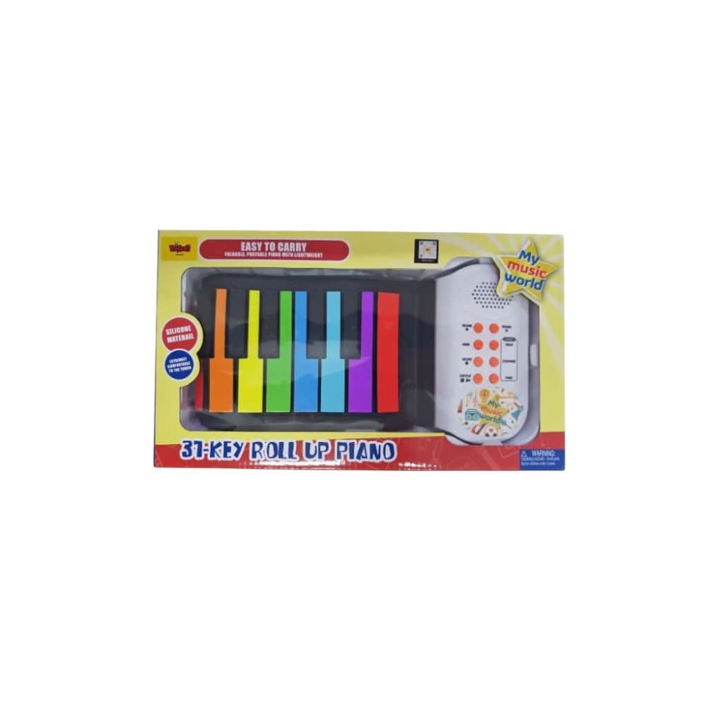 Toycraft 27 Tuşlu Katlanabilir Silikon Org