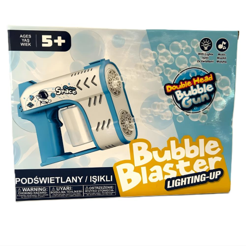 Bubble Blaster Çift Çıkışlı Köpük Tabancası (4 Asorti)