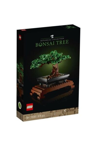 LEGO ® ICONS Bonsai Ağacı 10281 - Yetişkinler İçin Koleksiyonluk Dekoratif Yapım Seti (878 Parça)