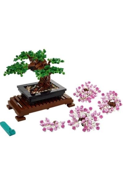 LEGO ® ICONS Bonsai Ağacı 10281 - Yetişkinler İçin Koleksiyonluk Dekoratif Yapım Seti (878 Parça)
