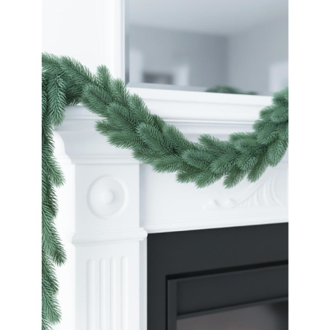 Yılbaşı Dekoru Çam Dalı Garland  – Kapı Duvar ve Masa Süsü Yeşil 180 cm