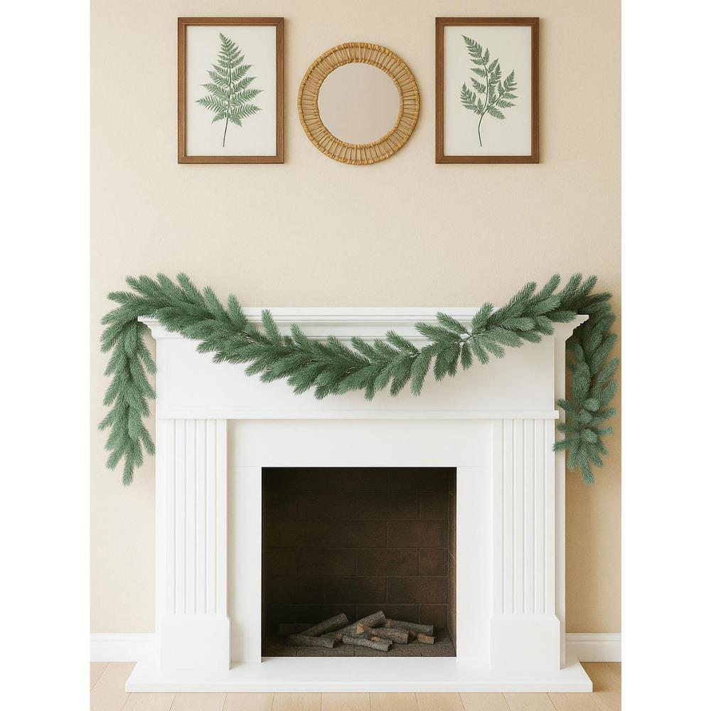 Yılbaşı Dekoru Çam Dalı Garland  – Kapı Duvar ve Masa Süsü Yeşil 180 cm
