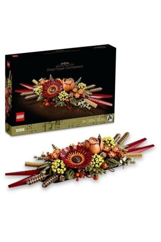LEGO ® ICONS Kuru Çiçek Aranjmanı 10314 - Yetişkinler İçin Koleksiyonluk Yapım Seti (812 Parça)