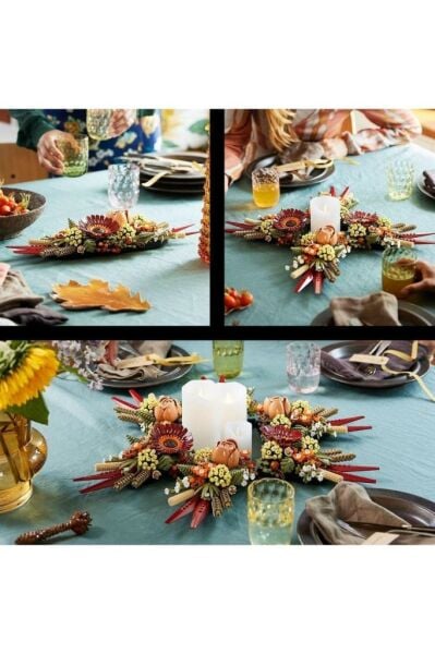 LEGO ® ICONS Kuru Çiçek Aranjmanı 10314 - Yetişkinler İçin Koleksiyonluk Yapım Seti (812 Parça)