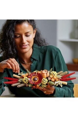 LEGO ® ICONS Kuru Çiçek Aranjmanı 10314 - Yetişkinler İçin Koleksiyonluk Yapım Seti (812 Parça)