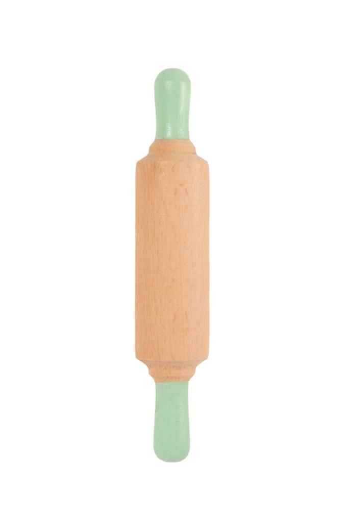 Play Dough Mini Ahşap Merdane-yeşil