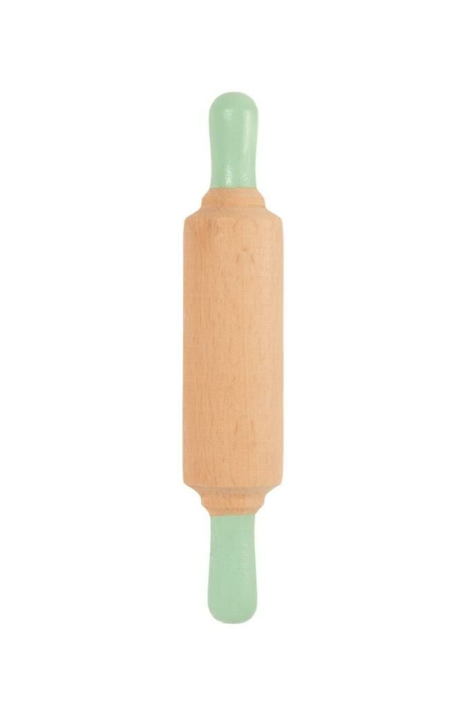 Play Dough Mini Ahşap Merdane-yeşil