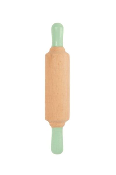 Play Dough Mini Ahşap Merdane-yeşil