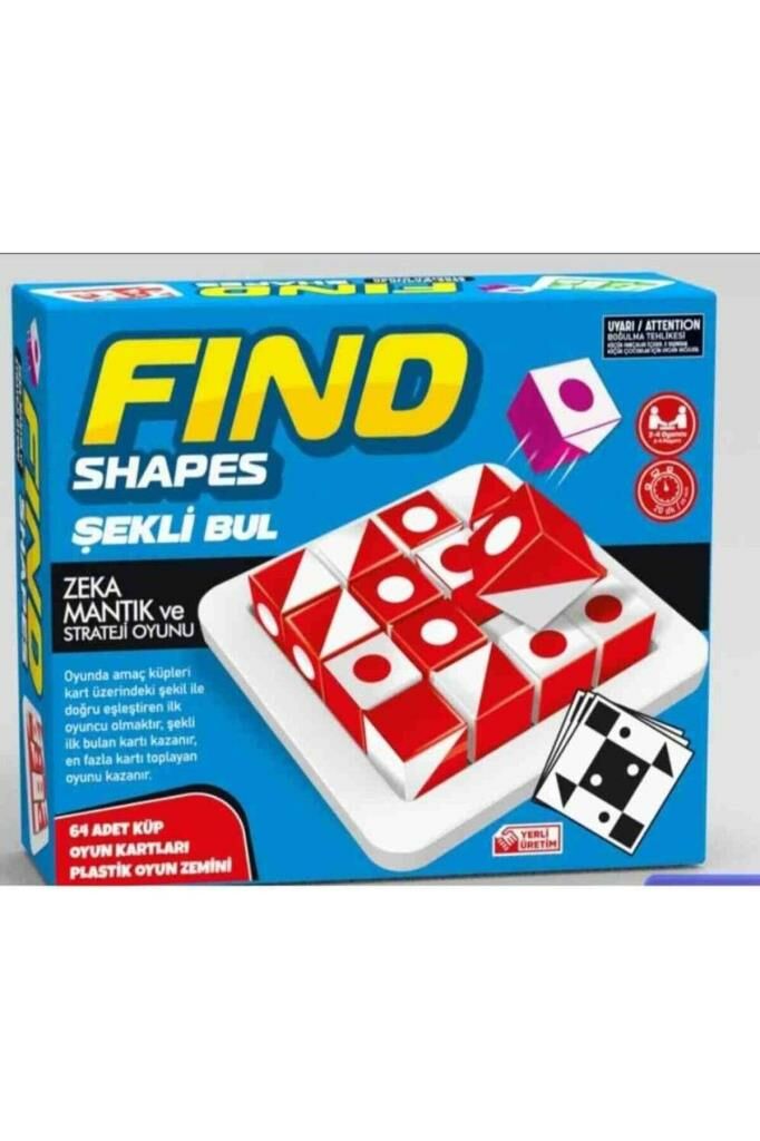 Fınd Shapes (ŞEKLİ BUL - QBİTZ) Renkli Küpler Zeka-mantık Ve Strateji Oyunu