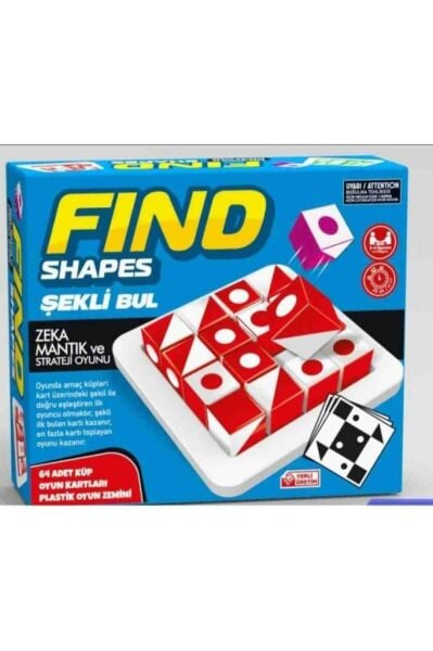 Fınd Shapes (ŞEKLİ BUL - QBİTZ) Renkli Küpler Zeka-mantık Ve Strateji Oyunu