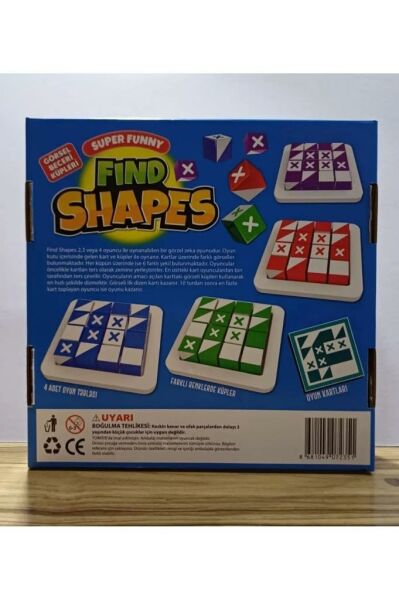 Fınd Shapes (ŞEKLİ BUL - QBİTZ) Renkli Küpler Zeka-mantık Ve Strateji Oyunu