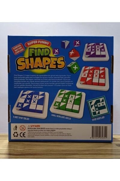 Fınd Shapes (ŞEKLİ BUL - QBİTZ) Renkli Küpler Zeka-mantık Ve Strateji Oyunu