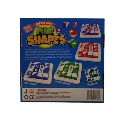 Fınd Shapes (Şekli Bul - QBİTZ) Renkli Küpler Zeka-mantık Ve Strateji Oyunu